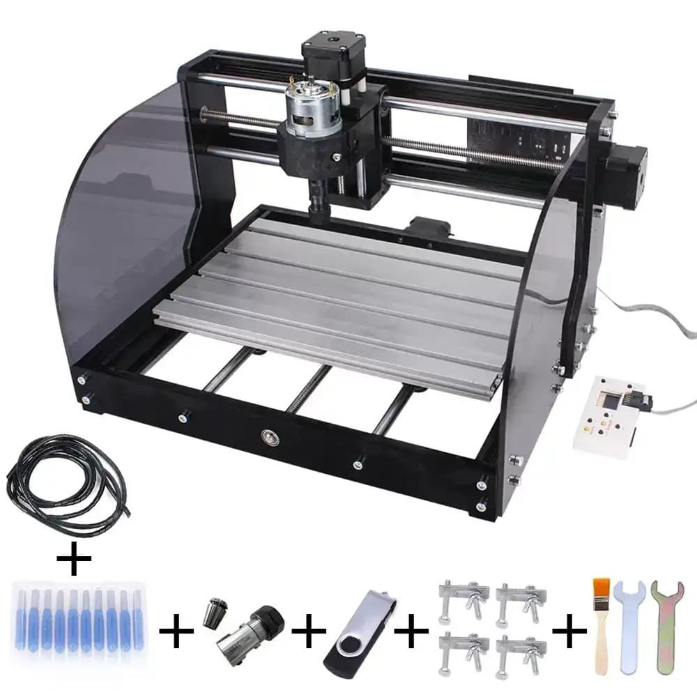 CNC3018Pro/MAX Small DIY Mini Desktop Engraving Machine Laser CNC Engraver for Woodworking Leather Engraving
