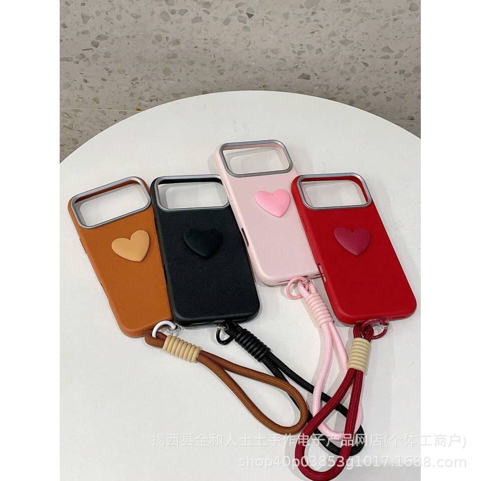 Love rope Apple 17 mobile phone case iphone15 silicone 16 suitable for 14promax all-inclusive 123xsm protective cover