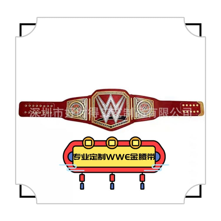 Custom WWE New Metal Business Gift Gold Belt Wrestling Boxing Championship Gold Belt Factory High Quality