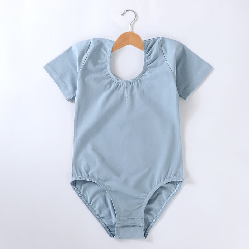 Girls Dance Leotard Children Gymnastics Uniform School Ballet Dancewear Practice Clothes