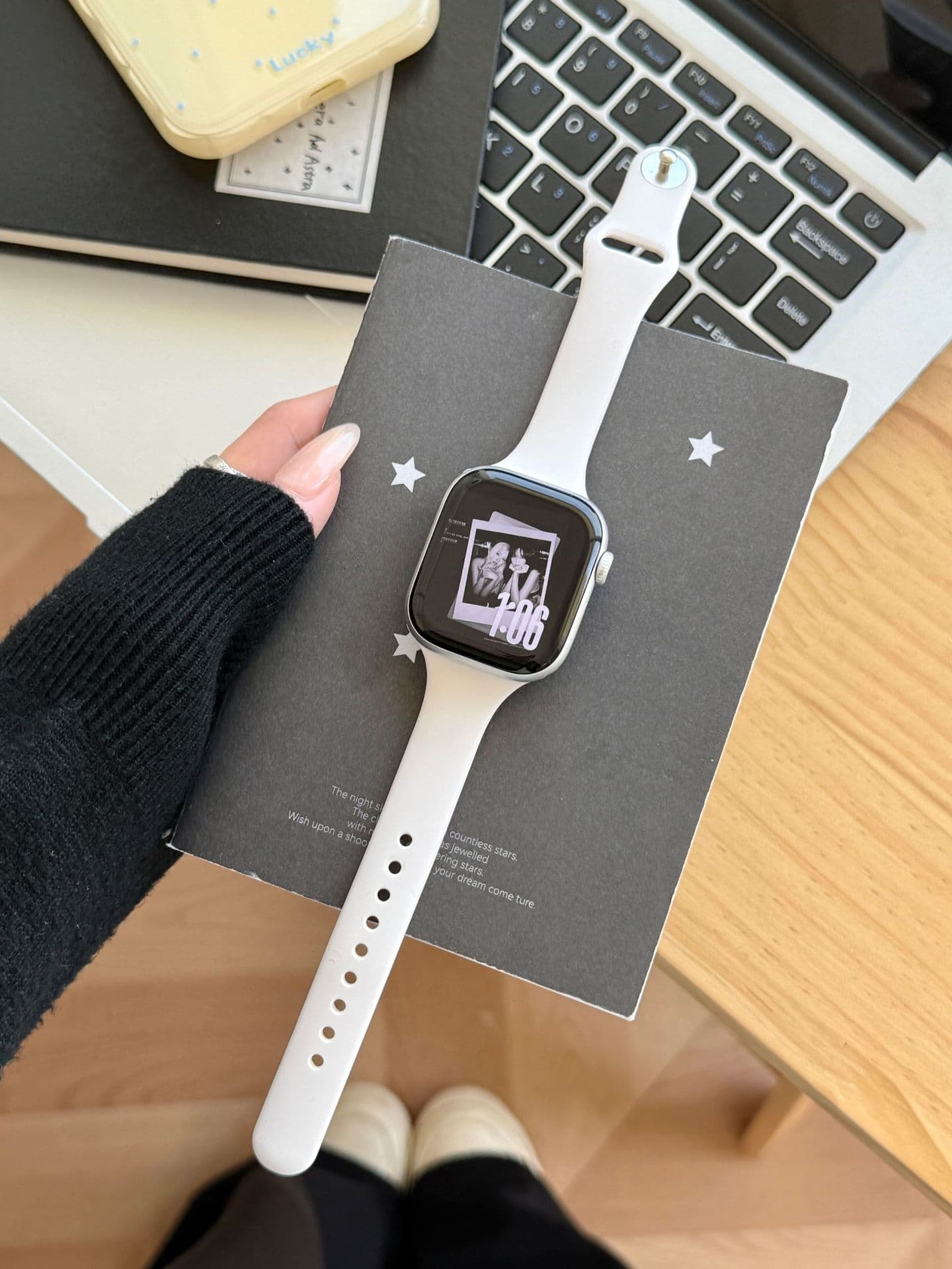 Solid Color Cute Slim Waist Silicone Watch Band Compatible with Apple Watch iWatch Series 11/10/9/8 Ultra SE