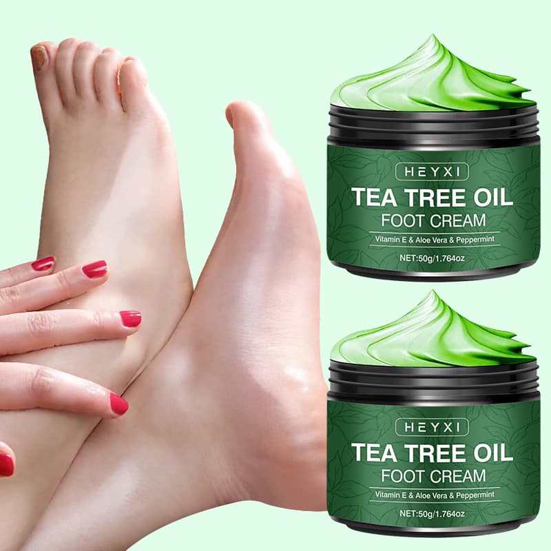 [Cross-border Exclusive] HEYXI Tea Tree Oil Foot Cream Moisturizing and Nourishing Foot Skin Daily Care Cream