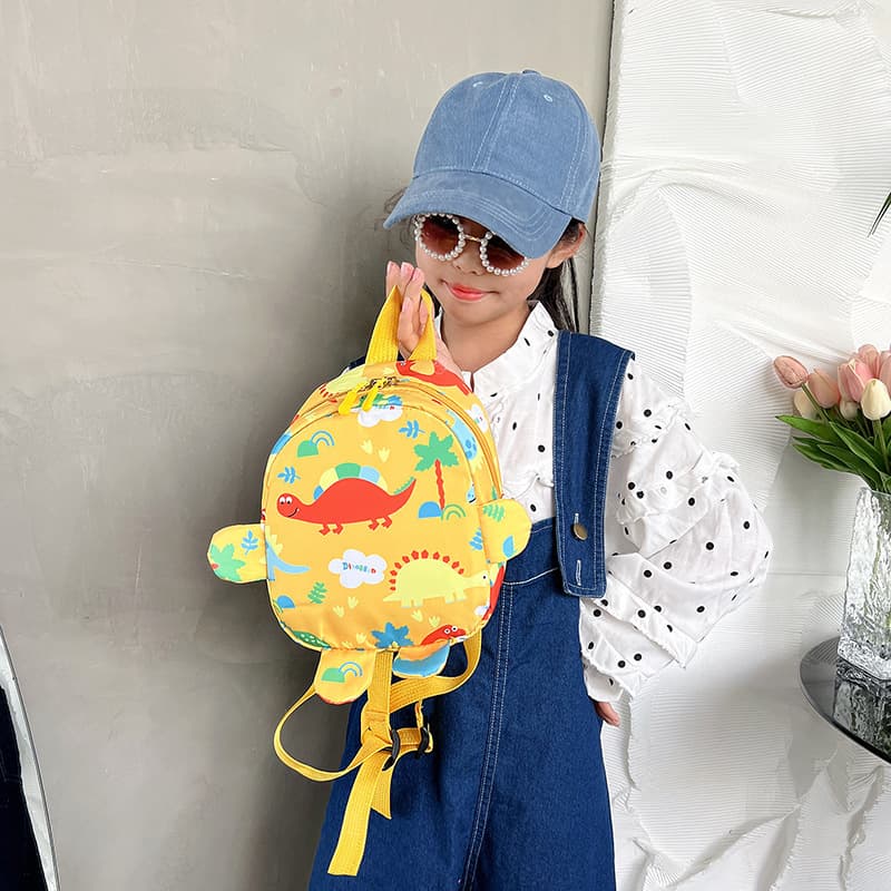 Korean-style Kids Dinosaur Crossbody Bag Boys Girls Trendy Cute Backpack Kindergarten Toddler Travel Shoulder Bag