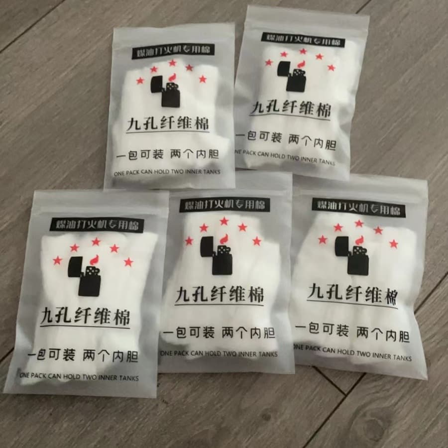 Kerosene lighter dedicated nine-hole fiber cotton cotton accessories manufacturer wholesale lighter accessories cotton wick bulk for lighting