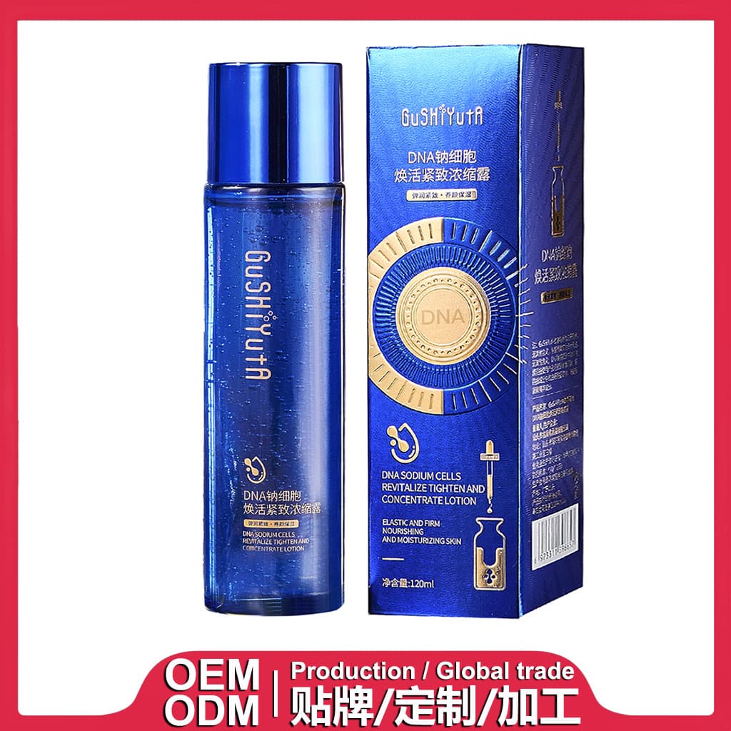 DNA Sodium Firming Concentrate Toner Essence Water 120ml OEM ODM Custom Manufacturing