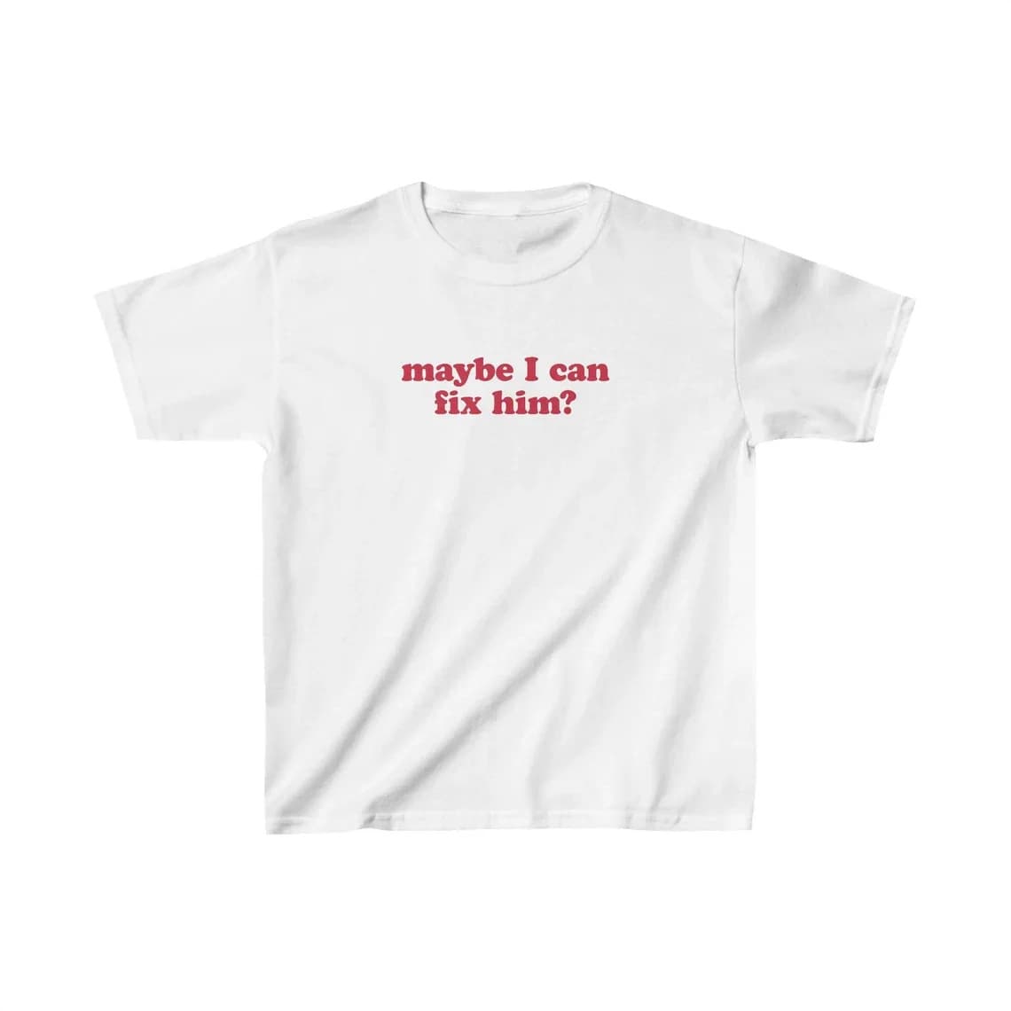 Maybe I can fix him? Summer New Arrival European and American Street Style Short Sleeve T-Shirt
