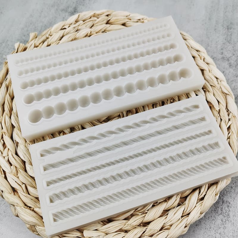 New Pearl Strip Silicone Fondant Mold Chocolate Cake Decorating Tool Clay Gum Paste Biscuit