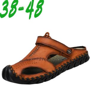 Men's Summer Slippers, Trendy Outdoor Sports Cloud-Soft Anti-Slip 2026 Beach Sandals, Large Size
