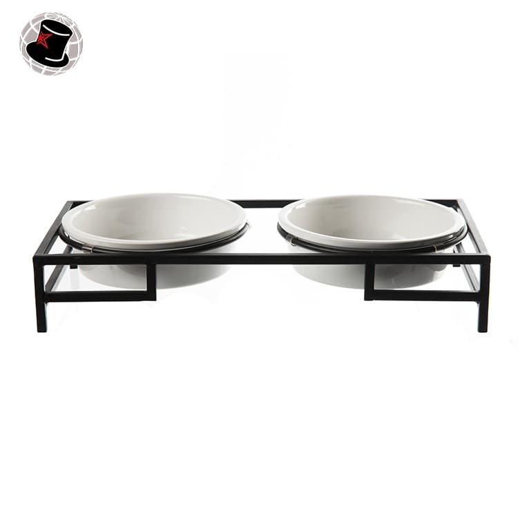 Pet Products Can Be Customized, Samples Can Be Made, Logo Can Be Made, Easy to Clean, Creative Iron/Ceramic Pet Bowls