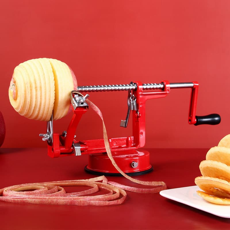 Apple peeling artifact household hand-cranked persimmon peeler potato peeling knife multifunctional three-in-one automatic peeling machine