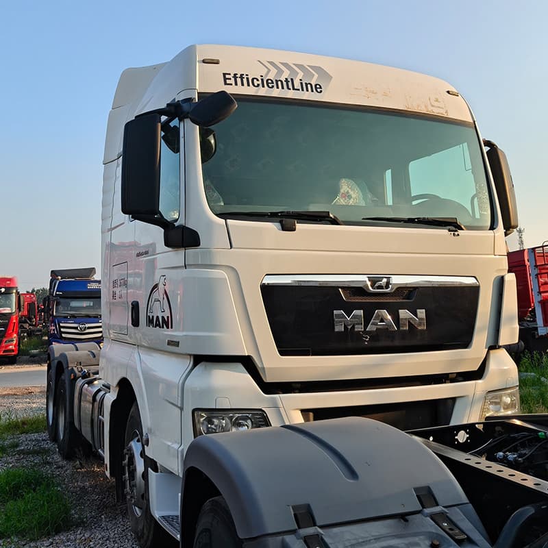 Cross-border supply of MAN semi-trailer tractors for port terminals and long-distance logistics, container semi-trailers available; test drives supported.