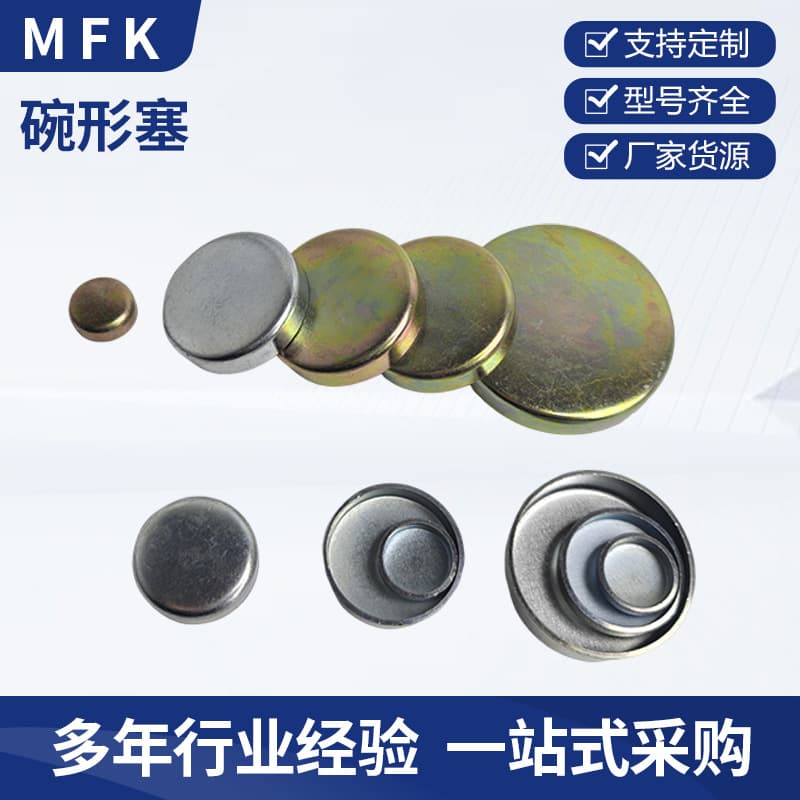 Water Plug, Bowl-Shaped Plug, Engine Blind Plug, Bowl-Shaped Brass Plug, Starter Manufacturer, Cylinder Head