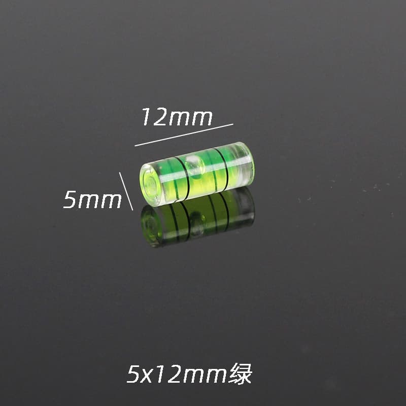 Mini small level bubble measuring tool level ruler accessories cylindrical green level bead bracket instrument caliper valve water bead bubble