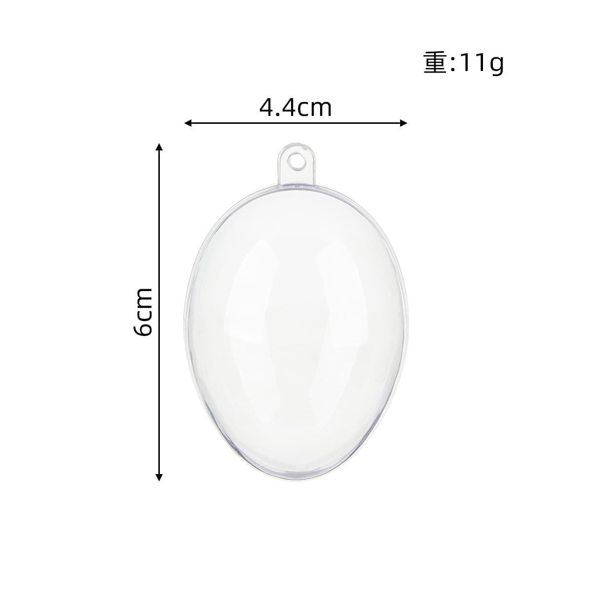 High Transparency Ball Christmas Tree Decoration Plastic Ball PS Hollow Christmas Candy Box European Style Christmas Decoration Pendant