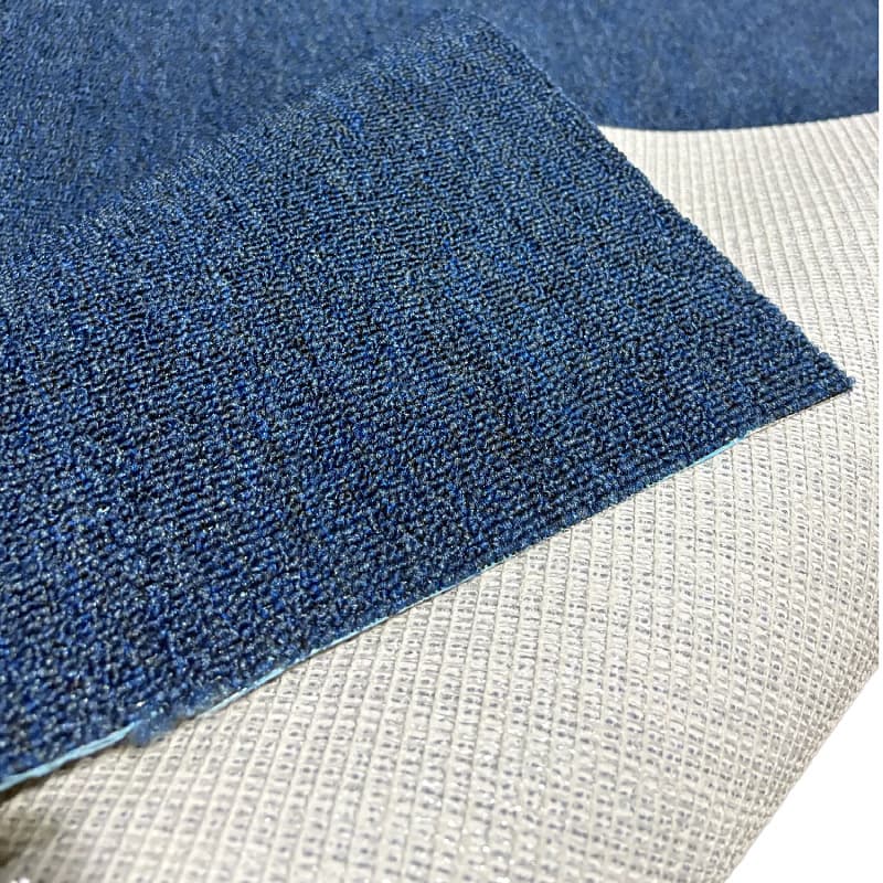 Blue Loop Pile Carpet for Offices, Martial Arts Halls, Jewelry Stores, Clothing Stores, Photography Backgrounds, Corridors, Full-Spread