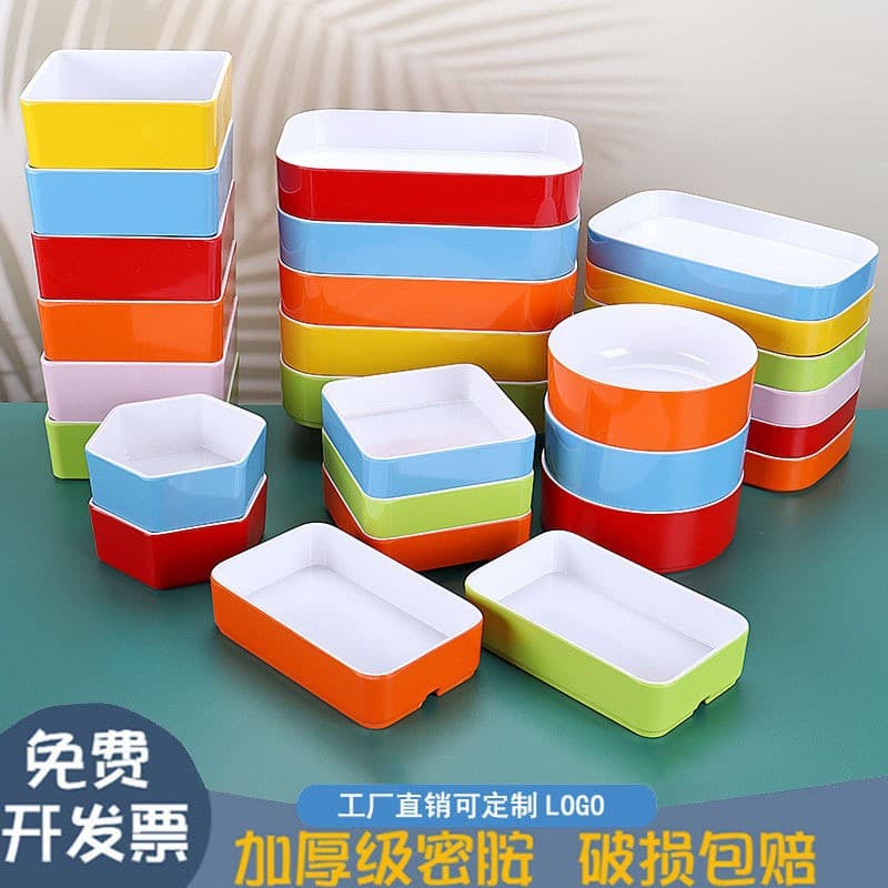 Daily Use Tableware/plates/bowls - Ceramic Dinner Plate Hand-painted Trim - Modern Simplicity Style
