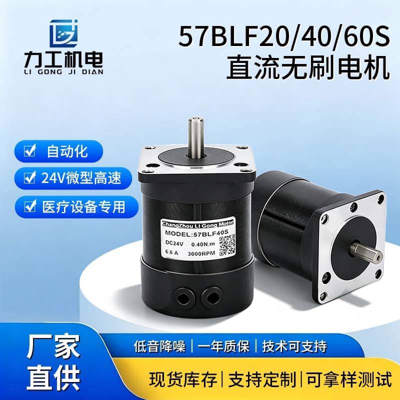 DC Brushless Motor 57BLF20/40/60S High Power High Speed Micro Brushless Motor for Robotic Arm Wholesale