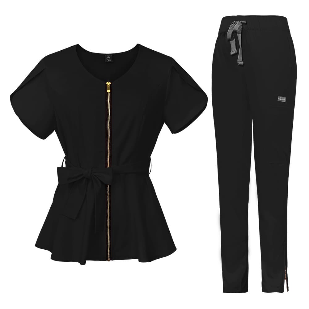 High-End Stretch Quick-Dry Summer Scrub Suit for Women, Maternity Center, Beautician, SPA, Surgical Room Workwear