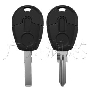Replacement Key Shell for Fiat GT15R SIP22 Non-Button Straight Ignition Car Key Fob Without Seat