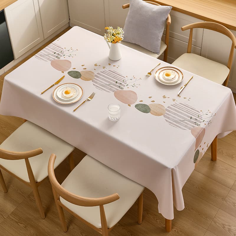BenZhi Riverside Grassland Garden Tablecloth Waterproof Oil-Proof Heat-Proof No-Wash Table Cloth Coffee Table Cloth Atmosphere Table Cover