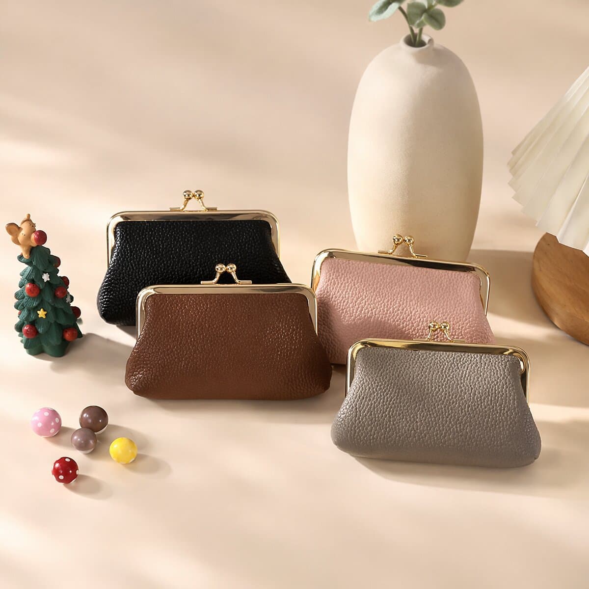 Cross-border dual-use small wallet simple key bag wallet female versatile girl clutch bag internet celebrity mini version coin bag