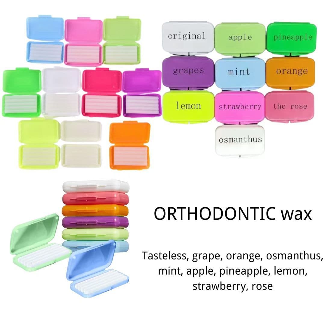 Orthodontic Wax, Dental Wax, Groove Wax, Dental Correction Wax, Fruit Flavored Dental Wax, Orthodontic Care Wax, Dental Wax
