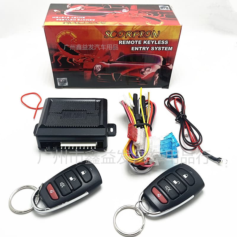 Manufacturer's hot selling car central lock keyless entry 10P remote control switch lock with trunk opening keyless LE