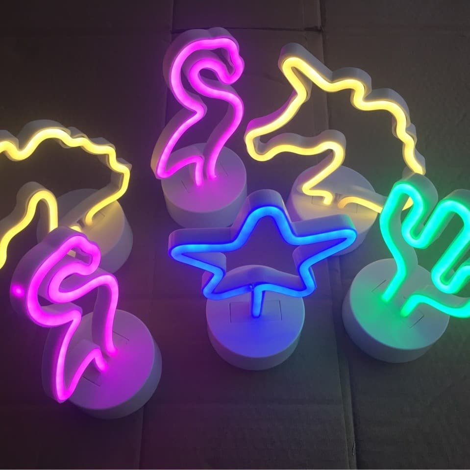 Five-pointed Star, Red-crowned Crane, Cactus, Unicorn Shaped Night Light LED Lamp