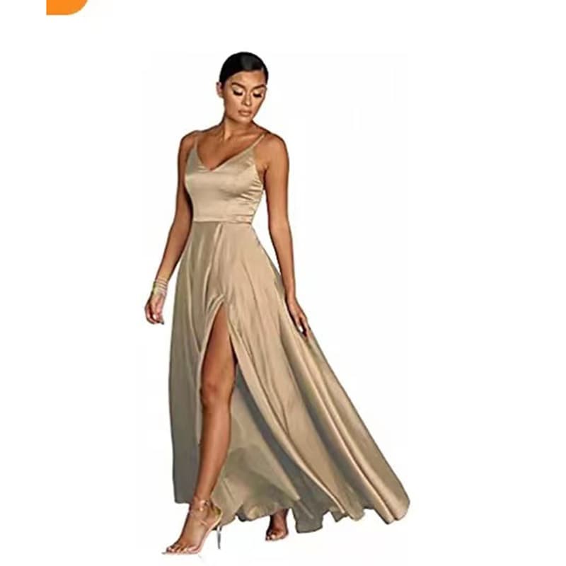 Strapless Evening Gown eBay European 2025 New Sexy Slimming Graduation Prom Elegant Long Dress