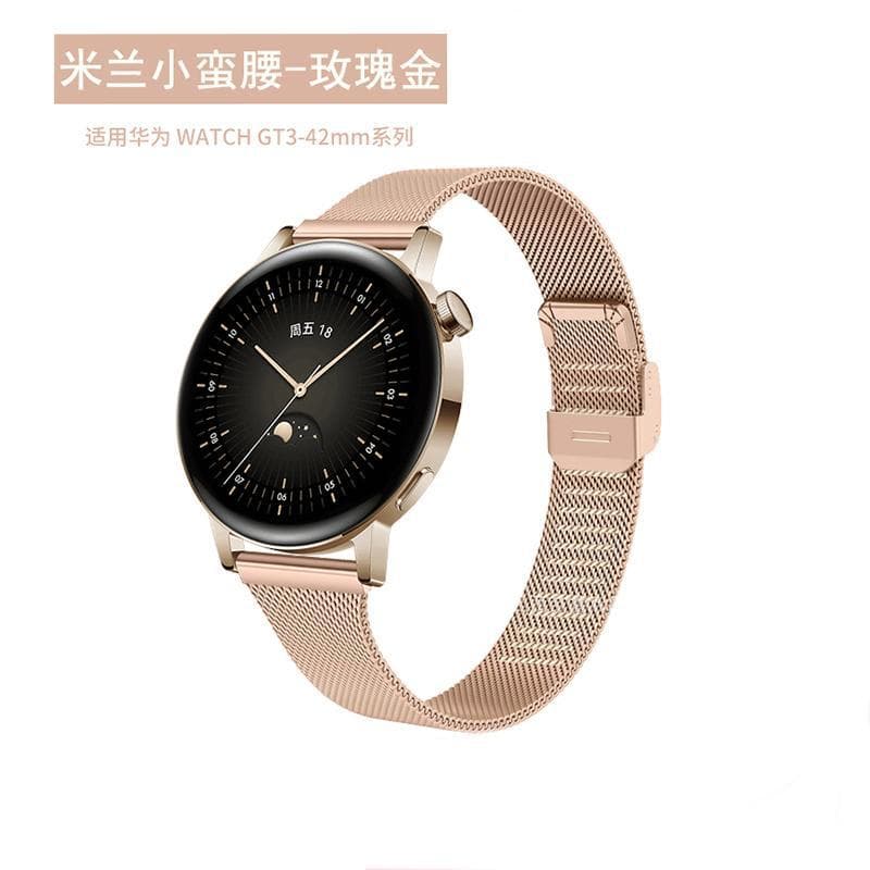 Compatible with New Huawei WATCH GT6 Watch Band, Milanese Loop for GT5 GT6 Pro Universal 22mm Dual Magnetic