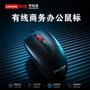 Lenovo Legion M105 Wired Silent Mouse, USB, Universal for Desktop, Laptop, Office & Business