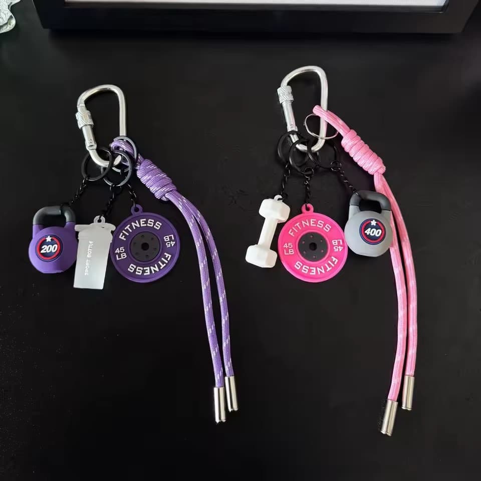 Cute Miu-Style Bag Charm Set Phone Keychain High-Appeal Plush Decorative Pendant Premium Feel INS-Style Charm