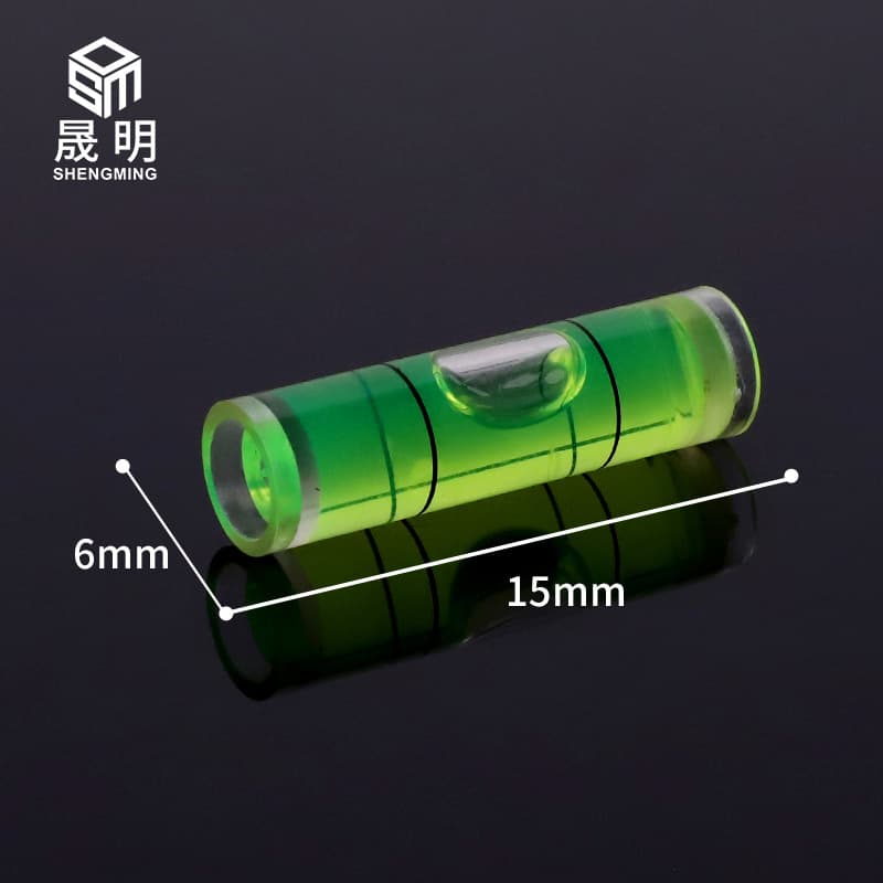 6*15mm level ruler, level instrument, balance mark, bubble level, convenient and portable leveling instrument.