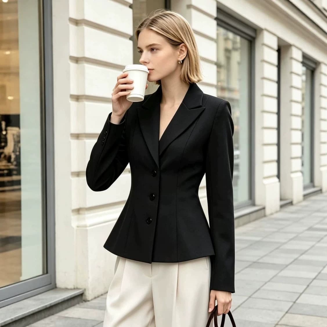 2026 Autumn Commuting Workplace Women's Suit Jacket Women's Elegant Slim Waist Suit High-end Cross-border Women's Clothing