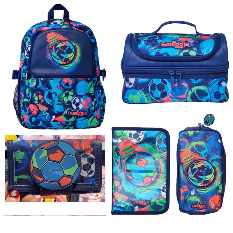 Australian Smiggle School Bag Ultra-Light Class Ins Learning Backpack for Primary and Secondary School Students Casual Bag Light