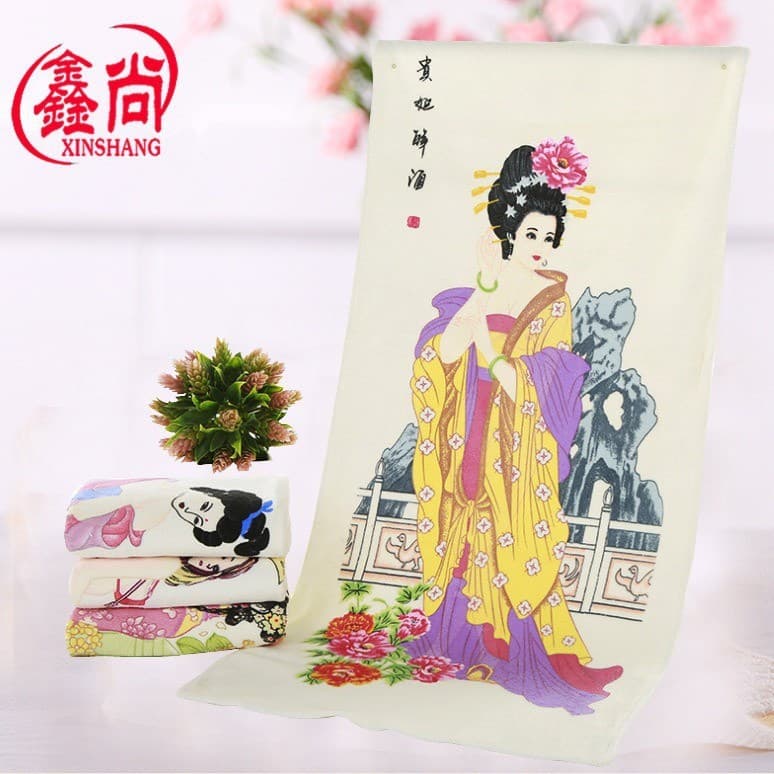 Creative gift: color-changing magic towels for expressing love, anime/cartoon support, microfiber printed towels, customizable logos.