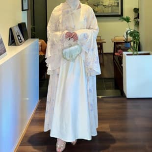 2025 New Women's Floral Chiffon Loose Three-Piece Long Robe Party Gathering Maxi Dress