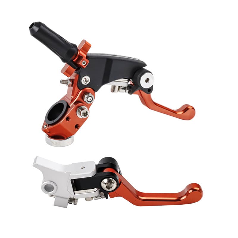 Motorcycle Modification Parts BOSUER Off-Road Motorcycle CNC 360-Degree Anti-Fall Effort-Saving Clutch Lever and Brake Lever