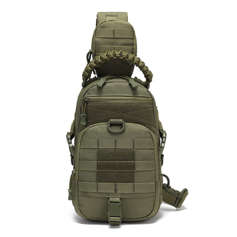 Oxford Fabric Military Chest Bag, Multi-functional Waterproof Outdoor Sports Shoulder Bag, Men's Chest Bag, Cross-border Tactical Crossbody Bag