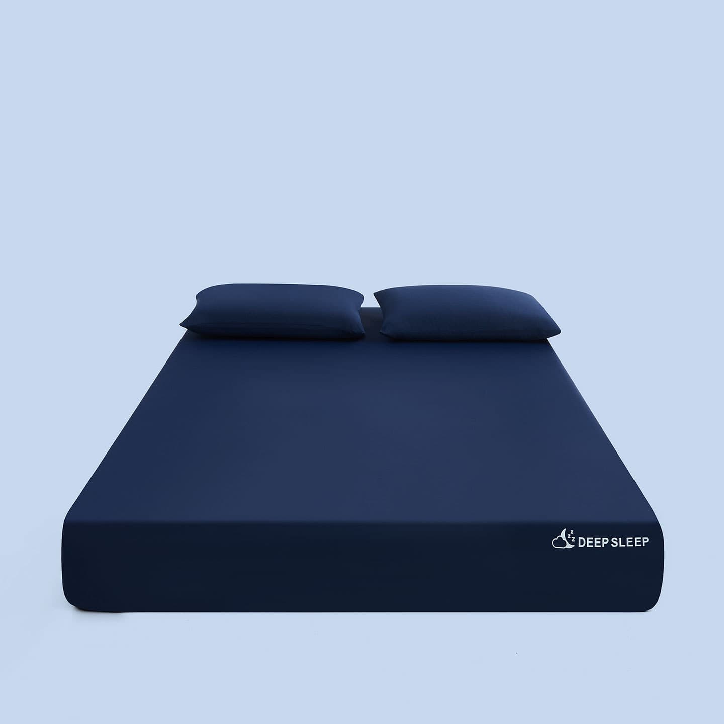 Qingduo Planet Deep Sleep Cooling Fitted Sheet 3-Piece Set Single Fitted Sheet All-Season Mattress Protector Fully Enclosed Bed Cover Maternal and Infant