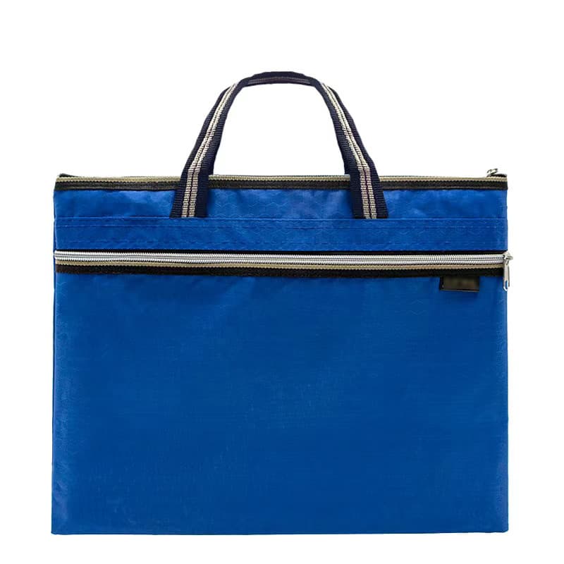 Factory Wholesale Portable Office Notebook Briefcase Thickened Practical File Bag Document Bag for Men Business Style