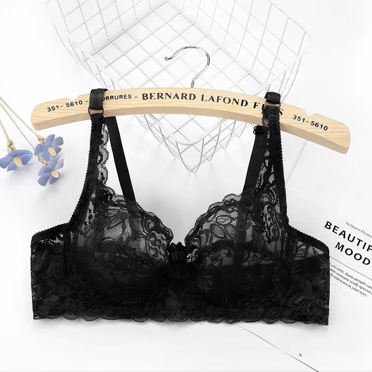 Cross-border Southeast Asia TK Hot Selling Sexy Lace Underwire Bra Push-up Ultra-thin Breathable Comfortable Women's Underwear