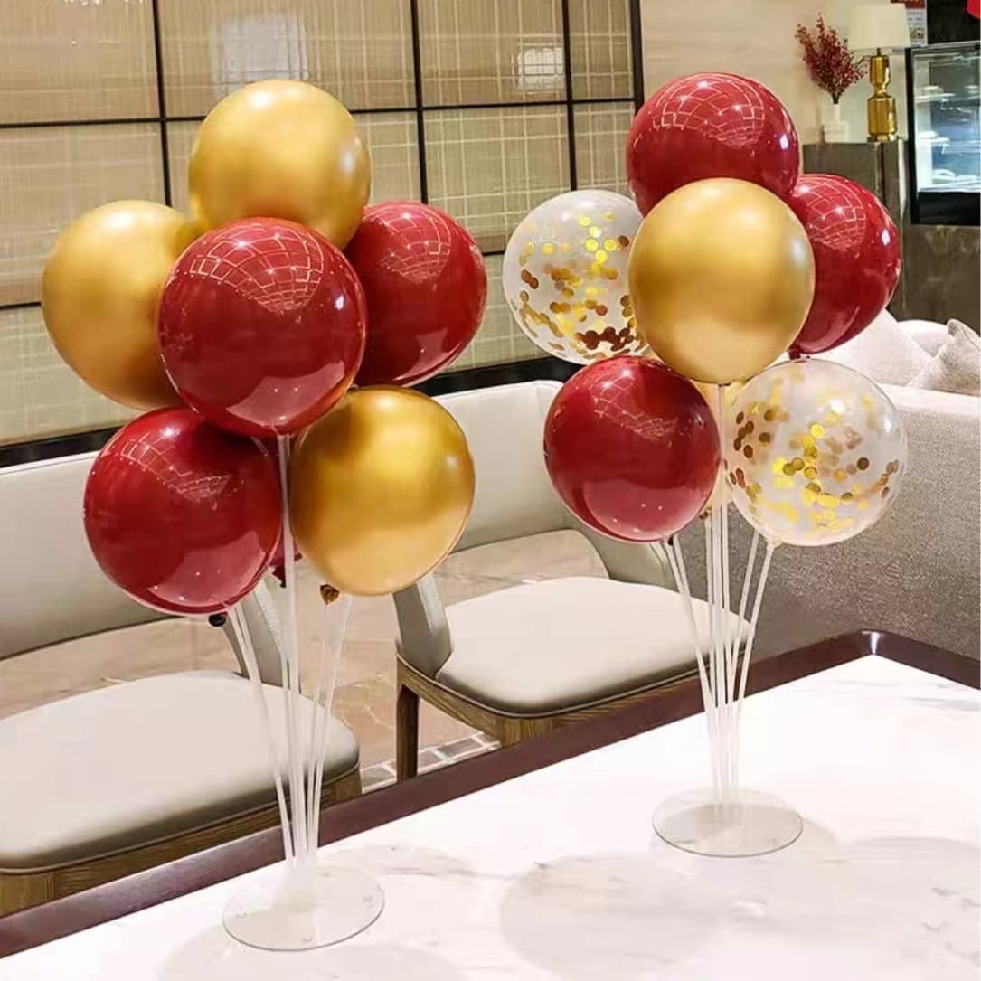 Table Floating Balloon Decoration Set Desktop Ornament for Shopping Mall Events Birthday Party Wedding Banquet Arrangement Balloons