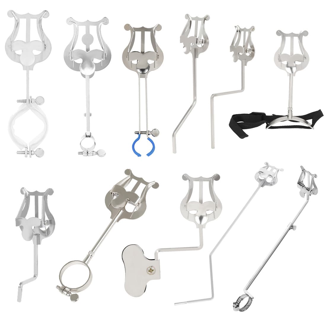 Cross-border Drop Shipping Wind Instrument Accessories Music Score Clip Portable Marching Music Score Reading Clip Instrument-Specific Music Stand