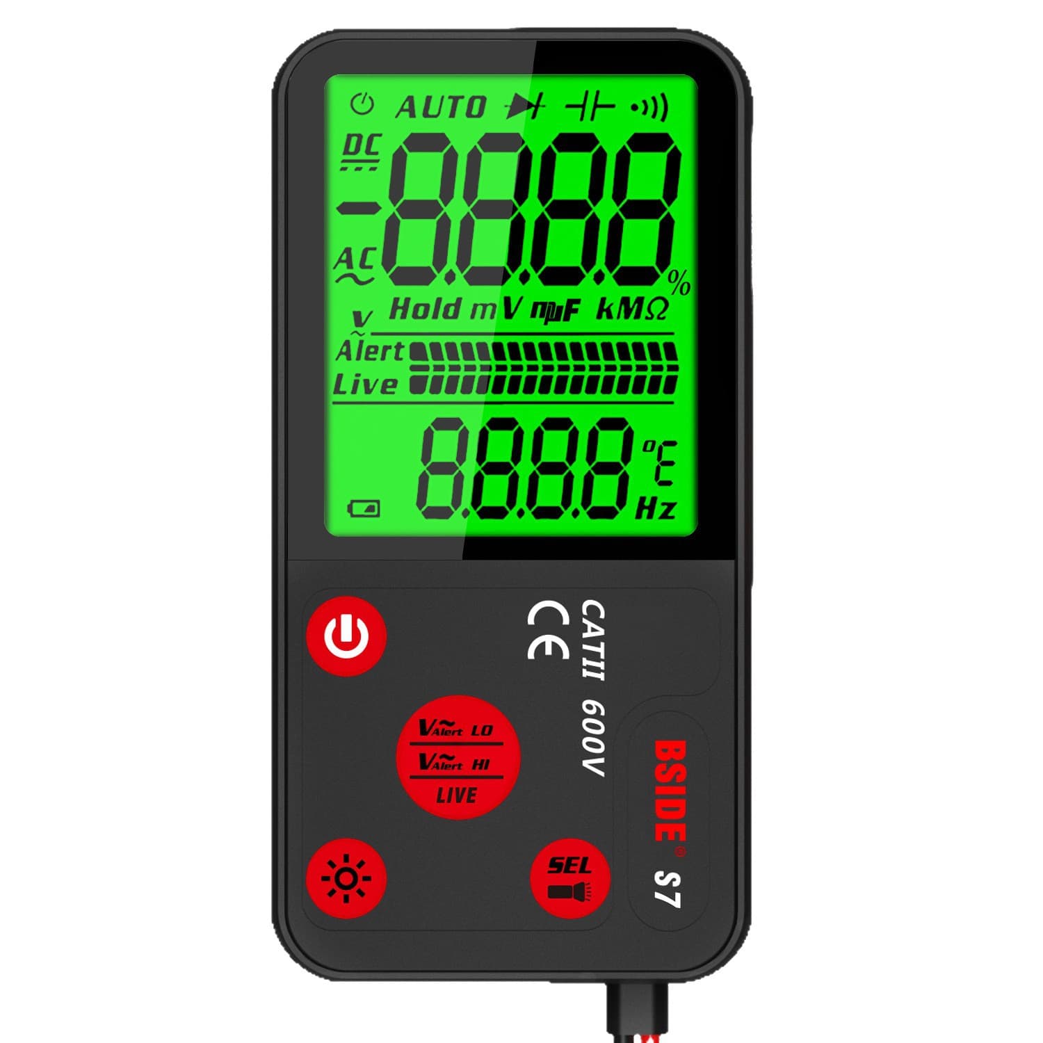BSIDE S7 Rechargeable Ultra-Thin Large Screen Digital Multimeter High Precision Electrician Maintenance Automatic Universal Meter