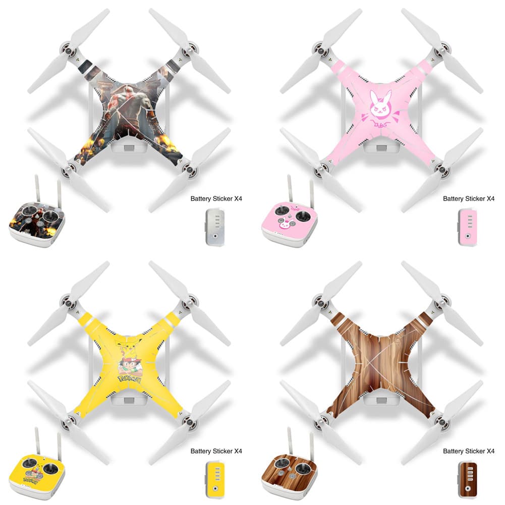 Suitable for DJI Phantom 3 Phantom 3a 3P drone protective film color changing film remote control waterproof sticker