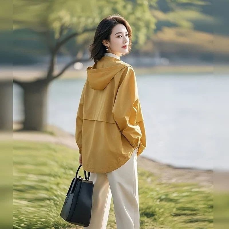 Shanlidadi 2026 Spring New Arrival Versatile Stylish Unique Fashionable Niche Casual Design Yellow