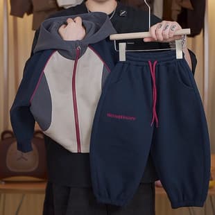 Girls' Autumn Outfit Set 2026 New Style, Kids Fall Hoodie Big Girls Sportswear Casual Trending Clothes
