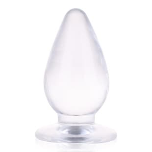 Cross-border Anal Beads Transparent Crystal Rear High Simulation Male Adult Novelty Stationery TPE Factory Direct