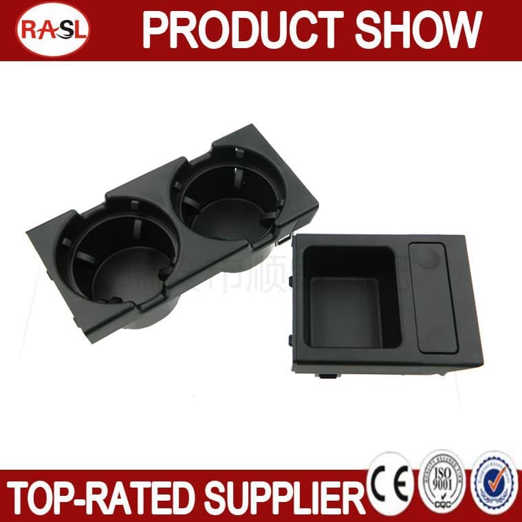 For BMW E46 3 Series 318 320 1998-2006 Cup Holder (Black) 51168217953